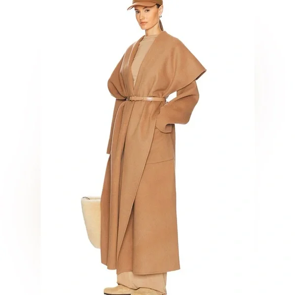 Helsa NWOT The Throw Coat in Camel - Picture 7 of 8